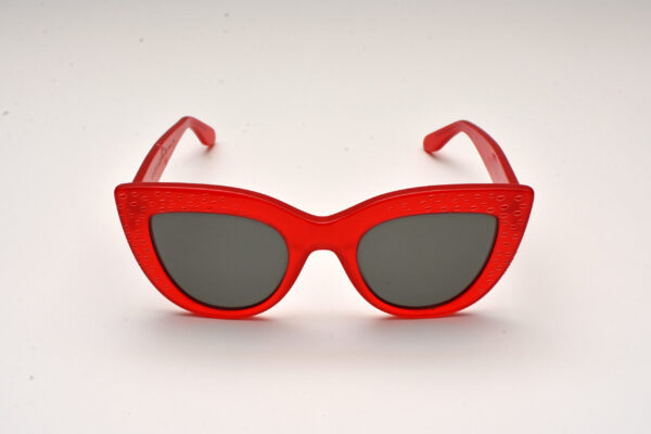 sunglasses ugly bell women butterfly handcrafted red acetate fume lenses uvprotection