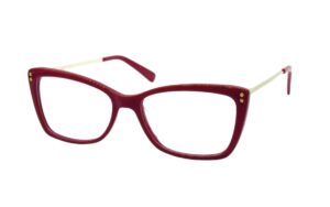 frame glasses envy women butterfly red acetate gold metallic temples