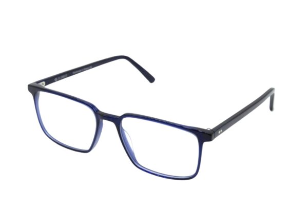 frame glasses el greco men women unisex square shape navy blue acetate