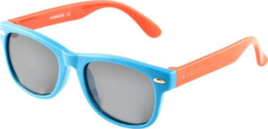 sunglasses kids marasil boys girls square shape aqua acetate orange temples fume polarized lenses uvprotection