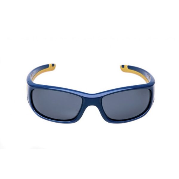 sunglasses kids marasil boys sport navy blue color orange details fume polarized lenses uvprotection