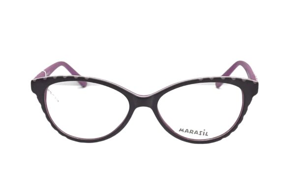 eyeglasses marasil frame junior kids girls butterfly shape purple plastic frame