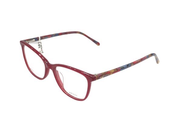 eyeglasses marasil children kids junior butterfly shape burgundy plastic frame colorful temples