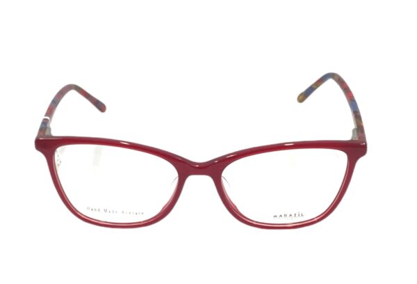 eyeglasses marasil children kids junior butterfly shape burgundy plastic frame colorful temples