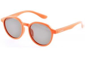 sunglasses kids marasil girl acetate round shape orange color fume polarized lenses uvprotection