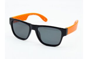 sunglasses kids marasil boys girls square shape black acetate orange temples