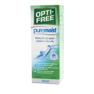 opti-free pure moist contacts solution