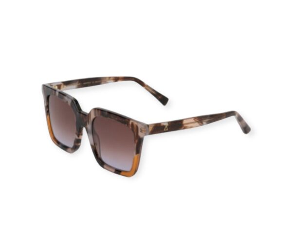 sunglasses zeis dione acetate square colourful degrade brown lenses gradient by zeiss women tortoiseshell