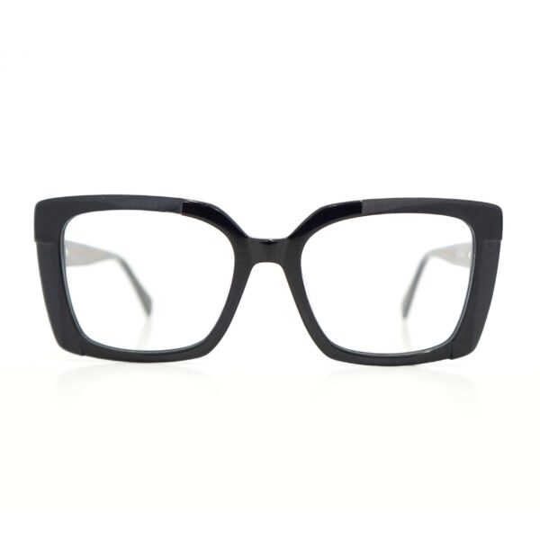 frame glasses ugly bell women square shape slightly butterfly black acetate carved handcrafted in greece