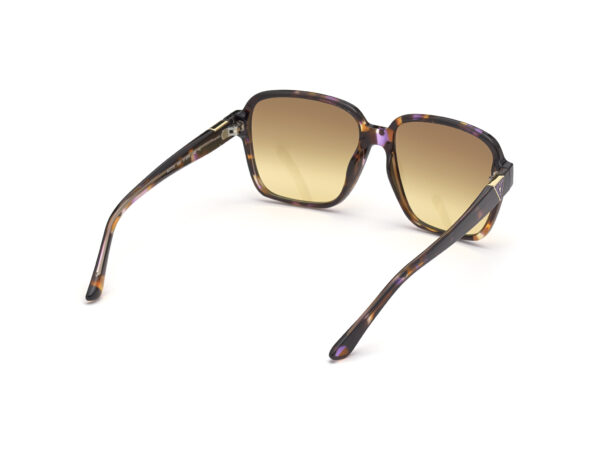 sunglasses guess women square shape violet-brown acetate gradient brown lenses uvprotection