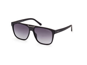 sunglasses guess men square shape black acetate fume degrade lenses uvprotection