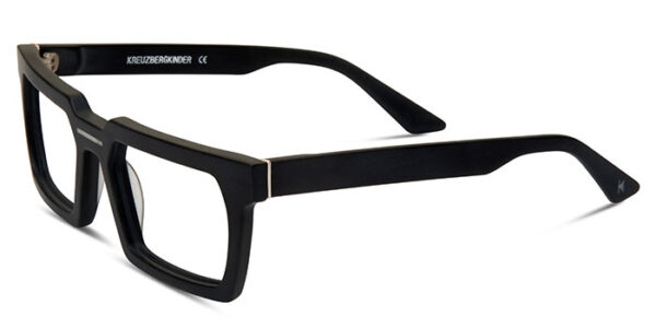 glasses kreuzberkinder eyeglasses men women rectangular black acetate