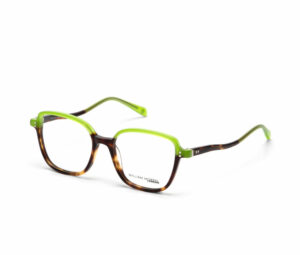 eyeglasses william morris women square shape (slightly butterfly) brown havana and green bicolor acetate