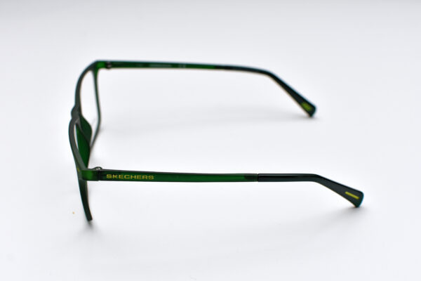 eyeglasses skechers men square shape green acetate