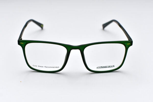 eyeglasses skechers men square shape green acetate