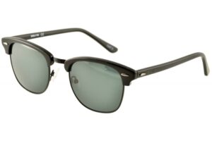 sunglasses 3guys men women unisex clubmaster type black metallic and acetate frame fume glasses lenses uvprotection