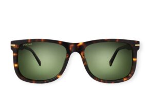 sunglasses polar men women unisex square shape brown havana acetate green polarized lenses uvprotection