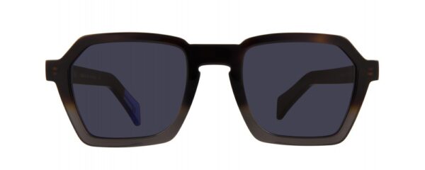 sunglasses urban owl men square shape brown havana and grey bicolor acetate smoke grey lenses uvprotection blue light filter