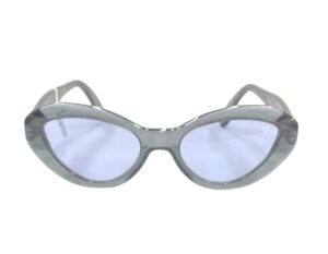 sunglasses marchema women butterfly shape crystal grey acetate aqua lenses by zeiss uvprotection