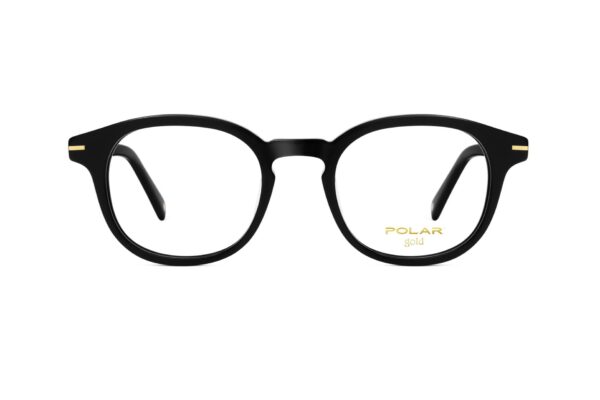 eyeglasses polar glasses frame round shape black acetate men women unisex