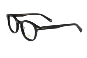 eyeglasses polar glasses frame round shape black acetate men women unisex