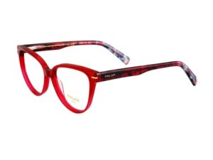 eyeglasses polar frame glasses women butterfly shape red acetate burgundy temples