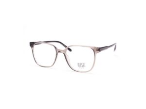 eyeglasses masai glasses square shape men women unisex transparent grey plastic frame black temples