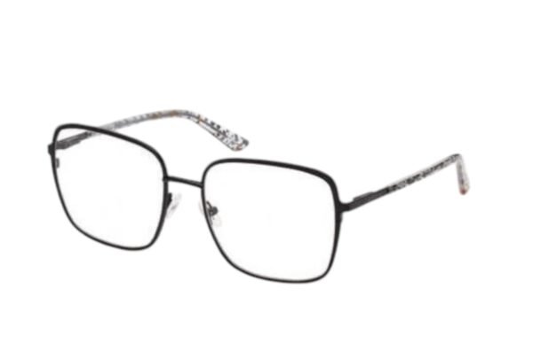 eyeglasses guess glasses women square shape black metal frame women