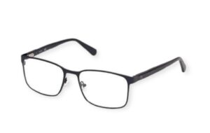 eyeglasses guess glasses men square shape metallic frame black color