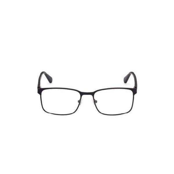 eyeglasses guess glasses men square shape metallic frame black color