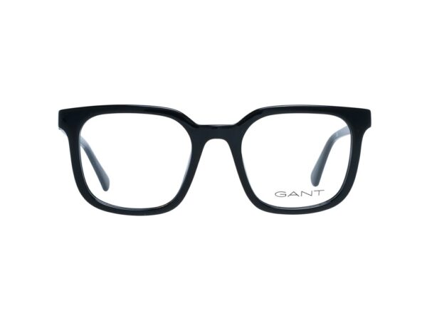 eyeglasses gant men square shape slighly oversized black acetate