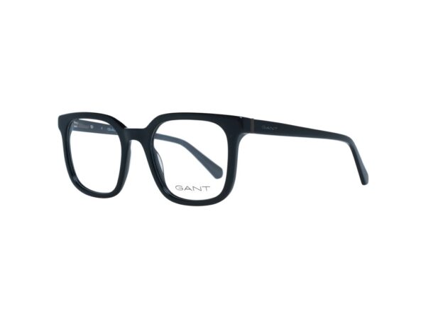 eyeglasses gant men square shape slighly oversized black acetate