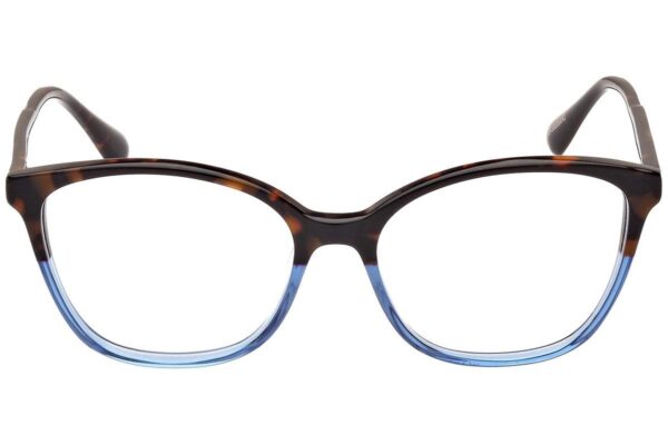 eyeglasses max&co woemen butterfly shape brown havana and blue bicolor acetate