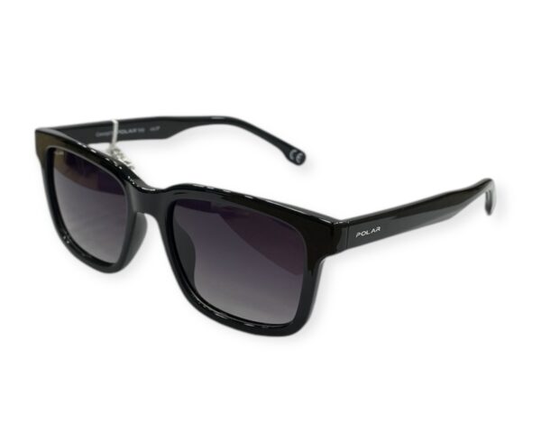 sunglasses polar men women square shape black acetate gradient grey super polarized lenses uv protection