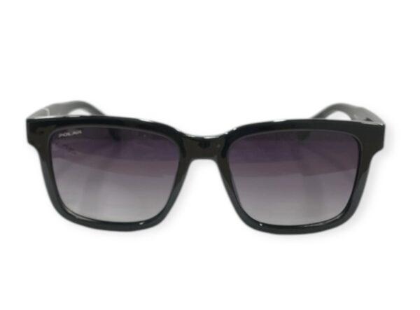 sunglasses polar men women square shape black acetate gradient grey super polarized lenses uv protection