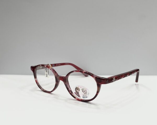 eyeglasses frozen girls chidren round shape red plastic frame