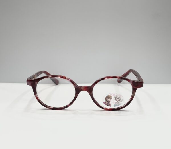 eyeglasses frozen girls chidren round shape red plastic frame