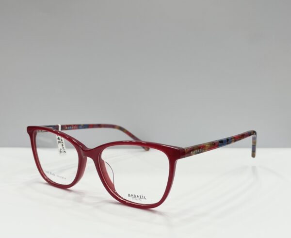 eyeglasses marasil children kids junior butterfly shape burgundy plastic frame colorful temples