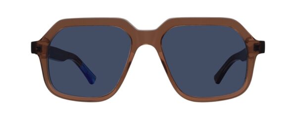 sunglasses men urban owl keith square shape cigar brown acetate smoke grey lenses fume uvprotection