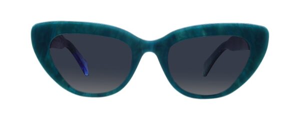 Sunglasses urban owl marais women butterfly shape emerald marble acetate gradient smoke grey lenses fume uv protection