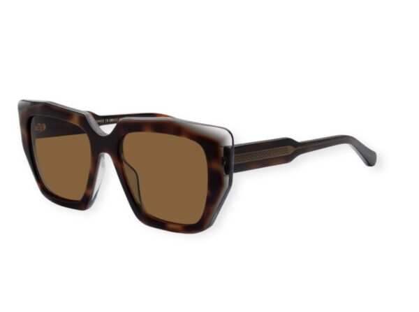 sunglasses zeus dione women amalia butterfly shape brown havana acetate c2 brown zeiss lenses uvprotection