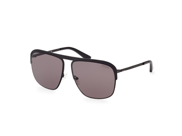 sunglasses guess men square shape black metal frame