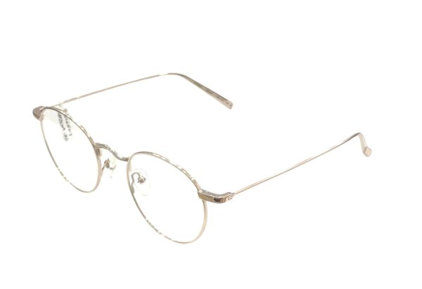 eyeglasses bluesky men women unisex round shape gold metal frame