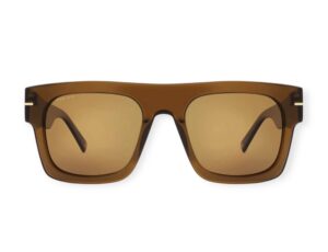 polar sunglasses men square shape brown acetate brown super polarized lenses uv protection