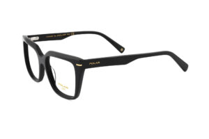 eyeglasses polar gold women butterfly shape black acetate