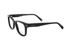 eyeglasses polar gold men women unisex black acetate square shape