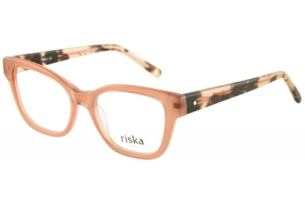 eyeglasses riska women butterfly shape beige acetate tortuga shell temples