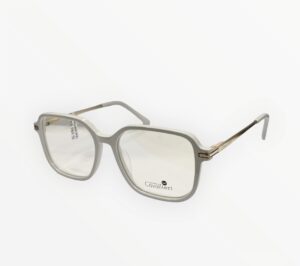 eyeglasses cavallieri women square shape white acetate gold metal temples