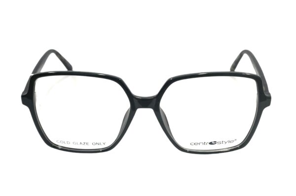 eyeglasses centrostyle women oversized square shape black tr90 frame