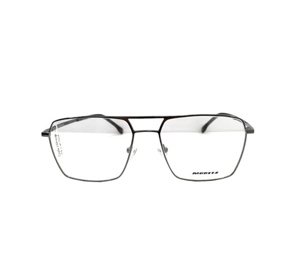 eyeglasses moritz aviator shape men gun metal frame